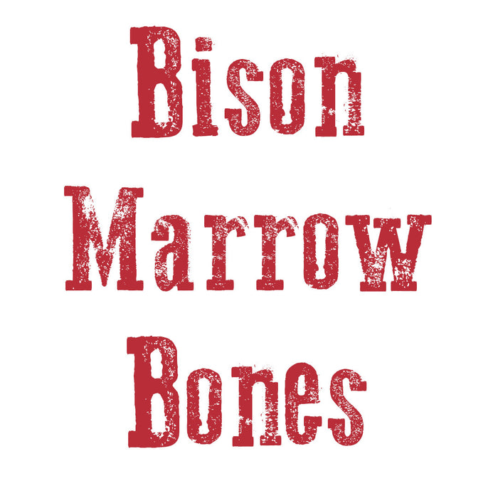 Bison Marrow Bones (cross-cut)